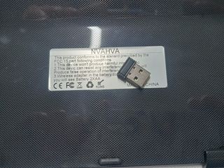 Teclado Wireless NVAHVA Ultra-Thin 2.4GHz