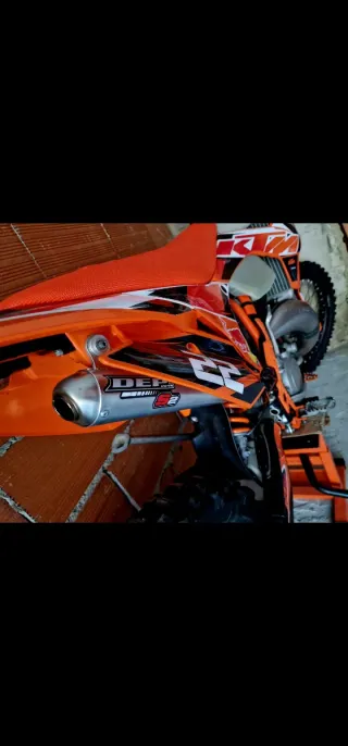 KTM 125 EXC Six Days 2016 Naranja
