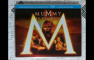 Pack Blu-ray: Piratas, Momia, Sherlock, Troya