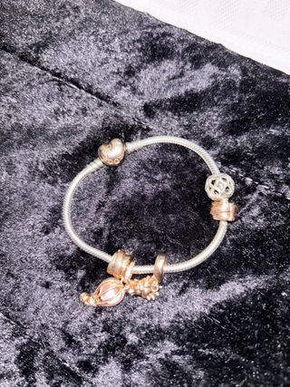 Pulsera Pandora Plata y Oro