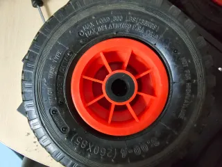 Lote 2 Ruedas Carretilla Nylon 300 Lbs