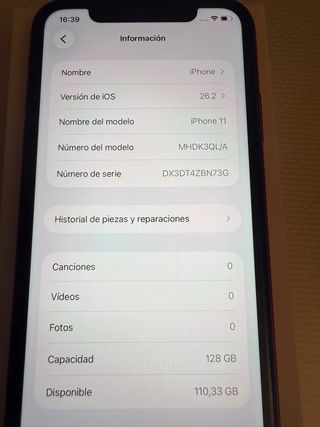 iPhone 11 128GB Rojo