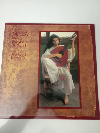 Vinilo María Del Mar Bonet Breviari D'Amor 1982