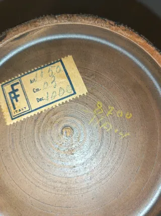 Vaso ceramica anni 60 Fratelli Fanciullaci
