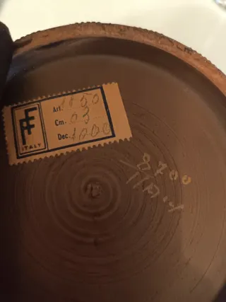 Vaso ceramica anni 60 Fratelli Fanciullaci