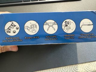 Gafas lupa relojero LED 8x 23x