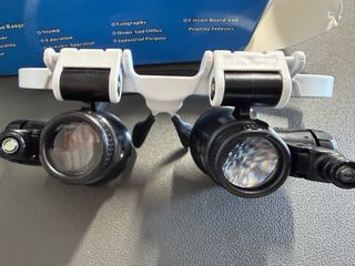 Gafas lupa relojero LED 8x 23x