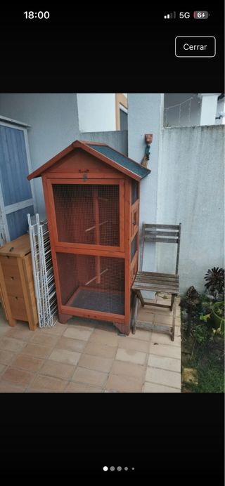 Jaula grande para pájaros