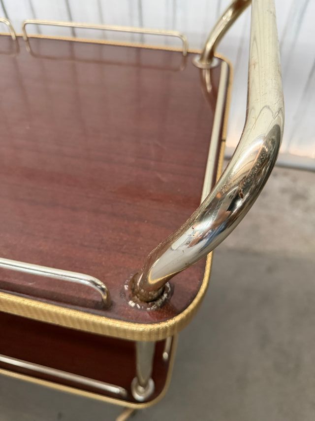 Carrito de bar vintage metal