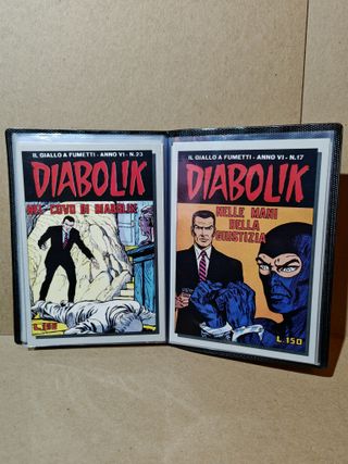 Diabolik Kover Kollection Anno VI cartoline