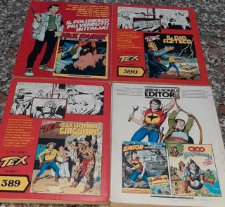 Fumetti Tex n. 376 - 380 - 388 - 389