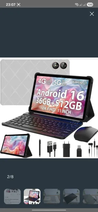 Tablet 11" Pack Pc Nuevo a Estrenar