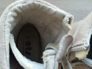 Botines niña ceremonia beige