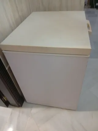 Congelador arcón blanco