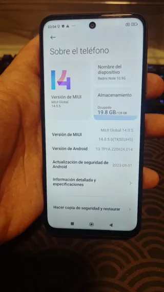 Xiaomi Redmi Note 10 5G Gris