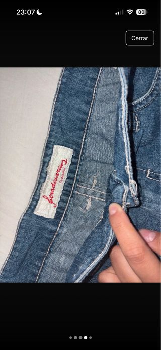 Pantalones cortos tiro bajo