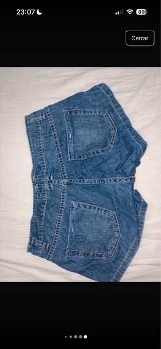 Pantalones cortos tiro bajo