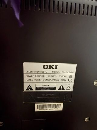 TV OKI Negra