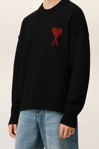 Jersey AMI Paris Corazón Rojo Talla L