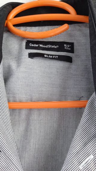 Camisa de hombre Slim Fit Cedar Wood State Gris M