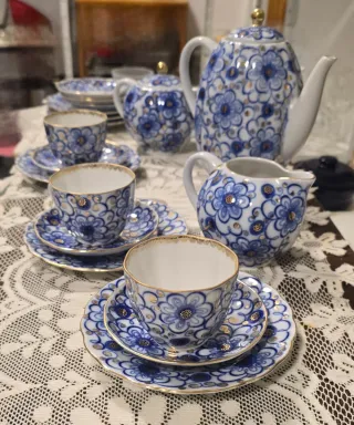 Vajilla Lomonosov LFZ Porcelana Vintage