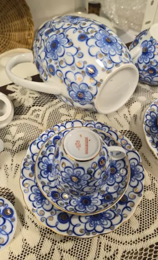 Vajilla Lomonosov LFZ Porcelana Vintage