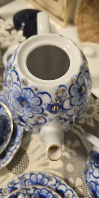 Vajilla Lomonosov LFZ Porcelana Vintage