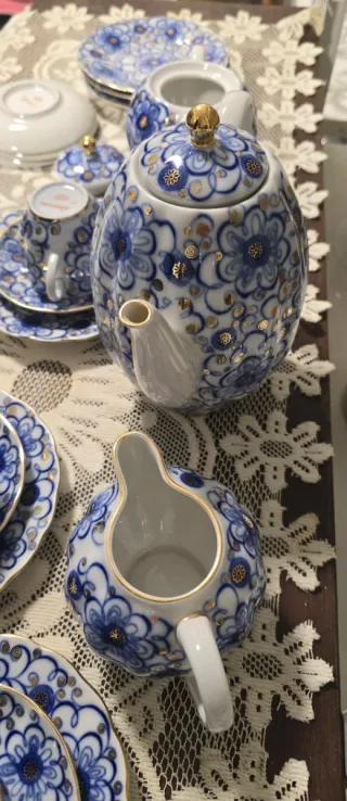Vajilla Lomonosov LFZ Porcelana Vintage