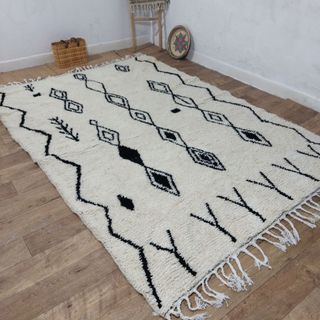 Tappeto Azilal XXL Tribal Diamanti 300x200cm