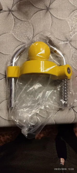 Candado Seguridad Remolque/Caravana Amarillo