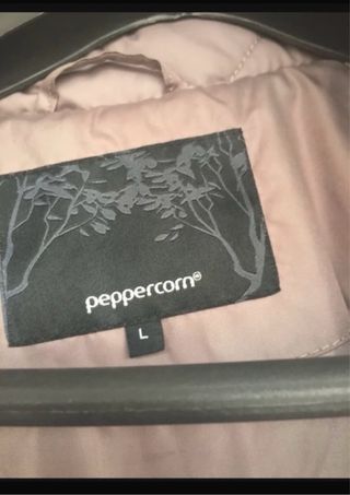 Abrigo guateado vintage malva