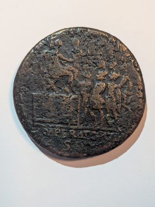 Sestercio original de Trajano