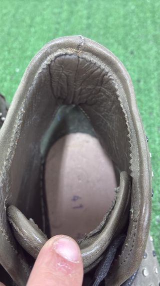 Alexander McQueen Sneakers Uomo Verde Argento