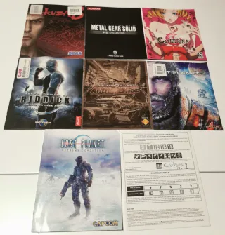 Lote Manuales PS3: Yakuza, Metal Gear, Catherine,