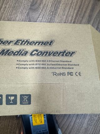 2x Conversor RJ45 - Fibra SC MM 850nm WO-KB-MDS