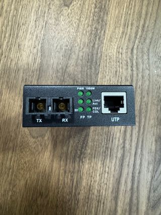 2x Conversor RJ45 - Fibra SC MM 850nm WO-KB-MDS