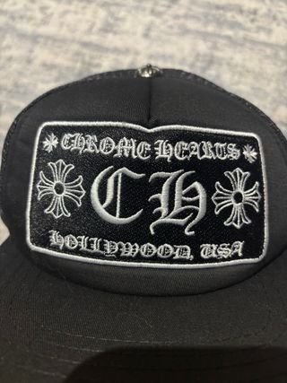 Gorra Chrome Hearts Negra Nueva