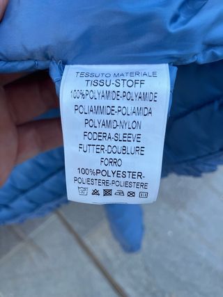 Giacca MONTE CERVINO blu con rouches