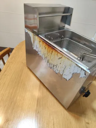 Freidora Gas 7L Casi Nueva