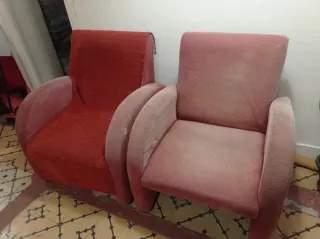 Sofá Cama y Butacas Tela