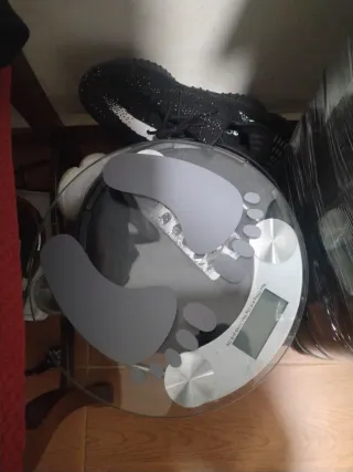 Báscula digital de vidrio