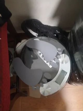 Báscula digital de vidrio