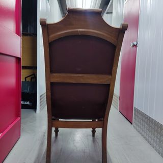 Sillón Notarial Madera y Cuero Años 40 / 50