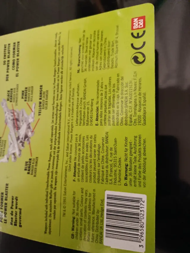 POWER RANGER TOMMY TRANSFORMABLE.