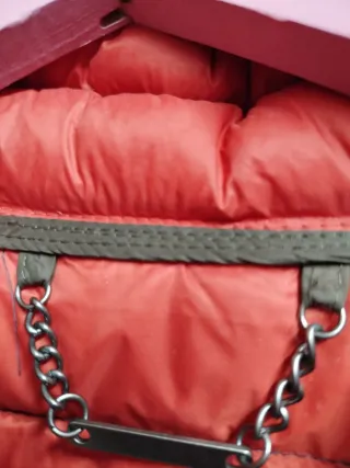 Chaqueta La Martina acolchada azul y roja