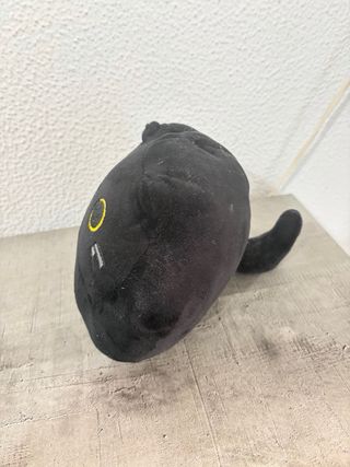 Peluche gato negro suave