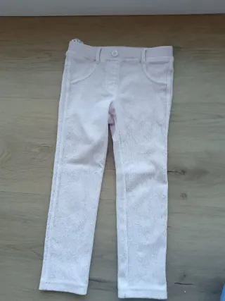Pantalón Benetton rosa pana niña