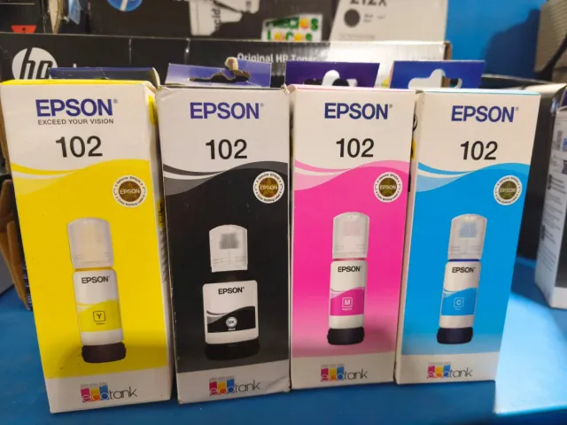 Tinta Epson 102 EcoTank (4 colores)