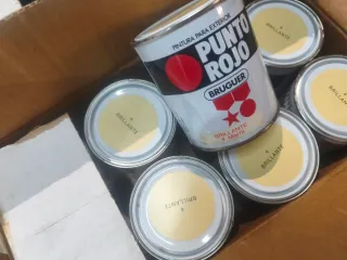 Cajas de pintura esmalte satinado Bruguer