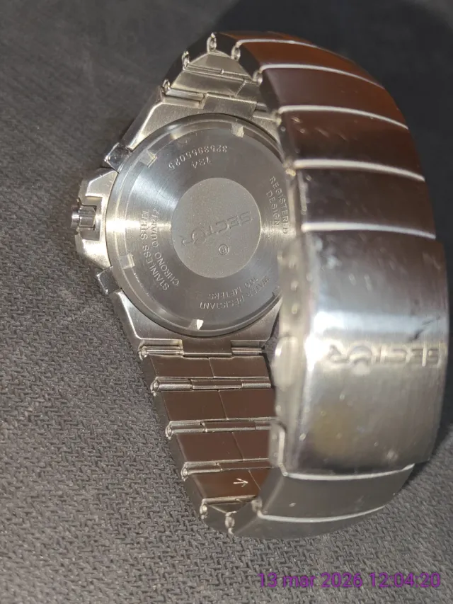 Reloj Sector 134 Crono para Hombre con Batería Nueva